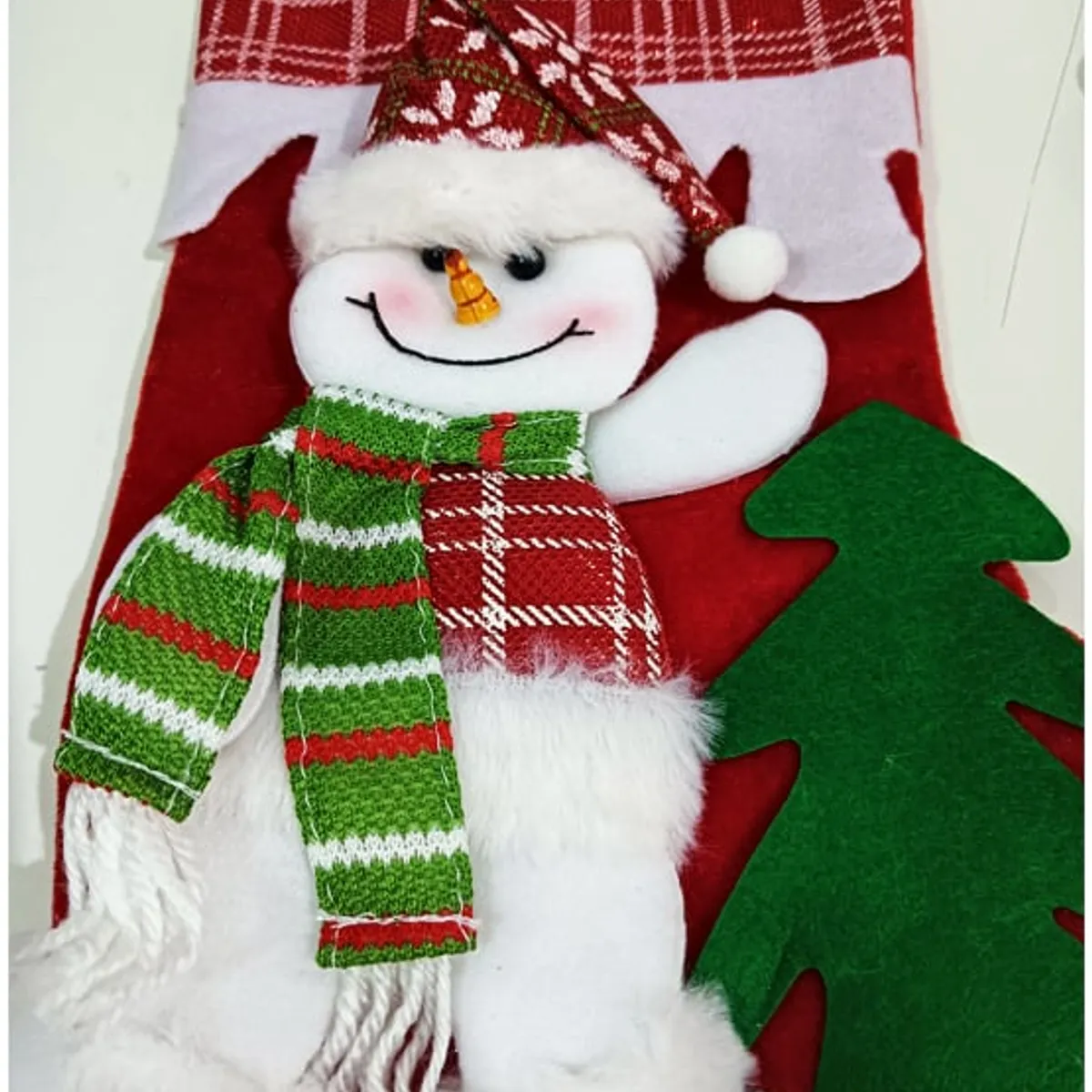 GENERICO - Adorno Navidad Calcetin Bota Para Colgar Set x 3 unidades