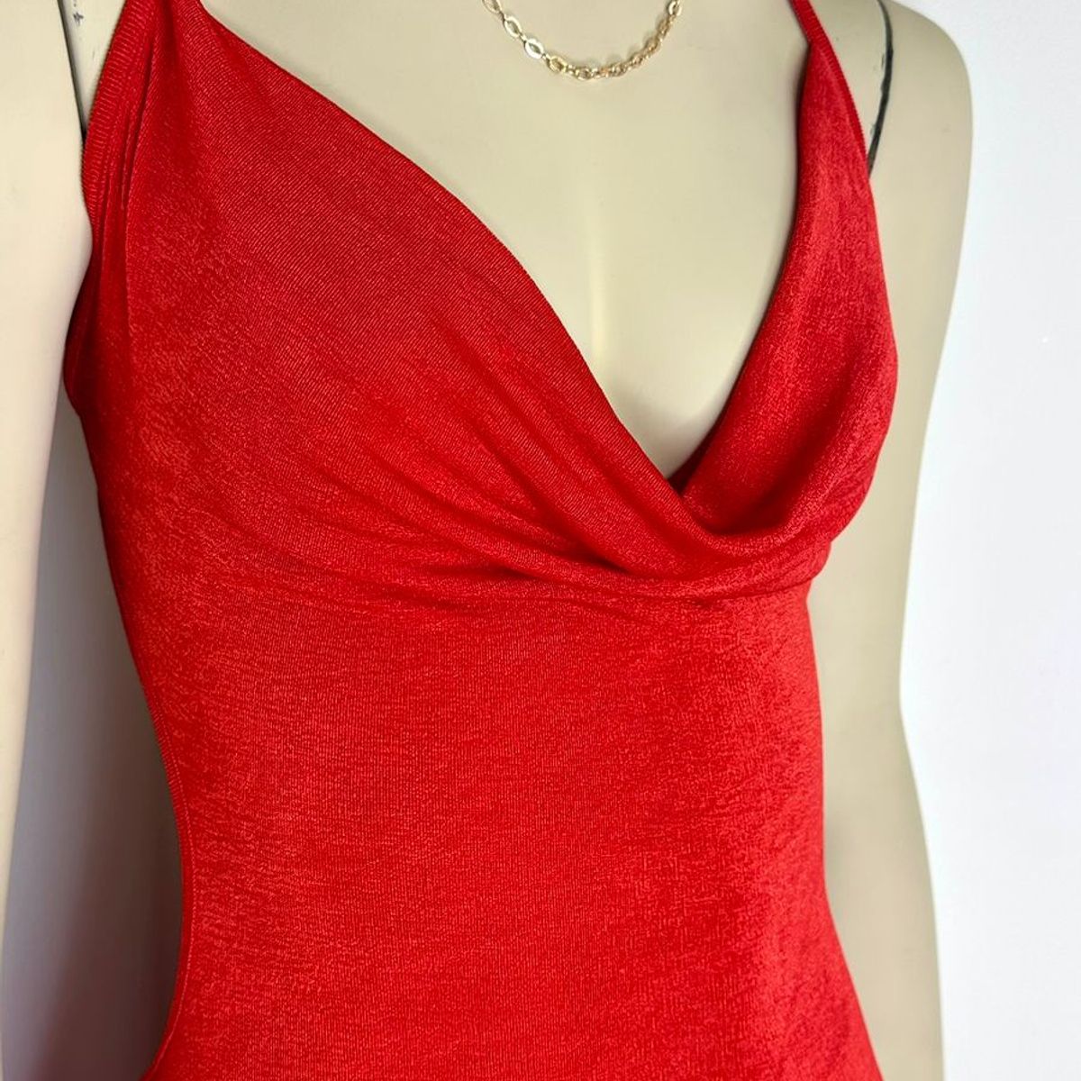 ENGELL - Vestido Eva rojo tiras