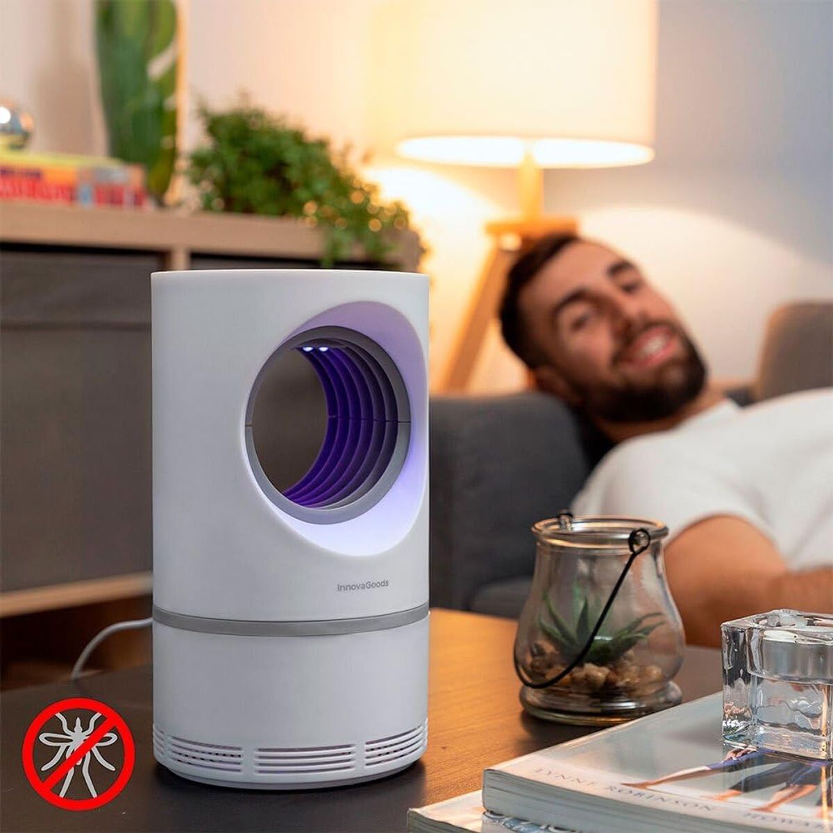 GENERICO - LÁMPARA MATA ZANCUDOS MOSQUITOS INSECTOS SIN QUÍMICOS