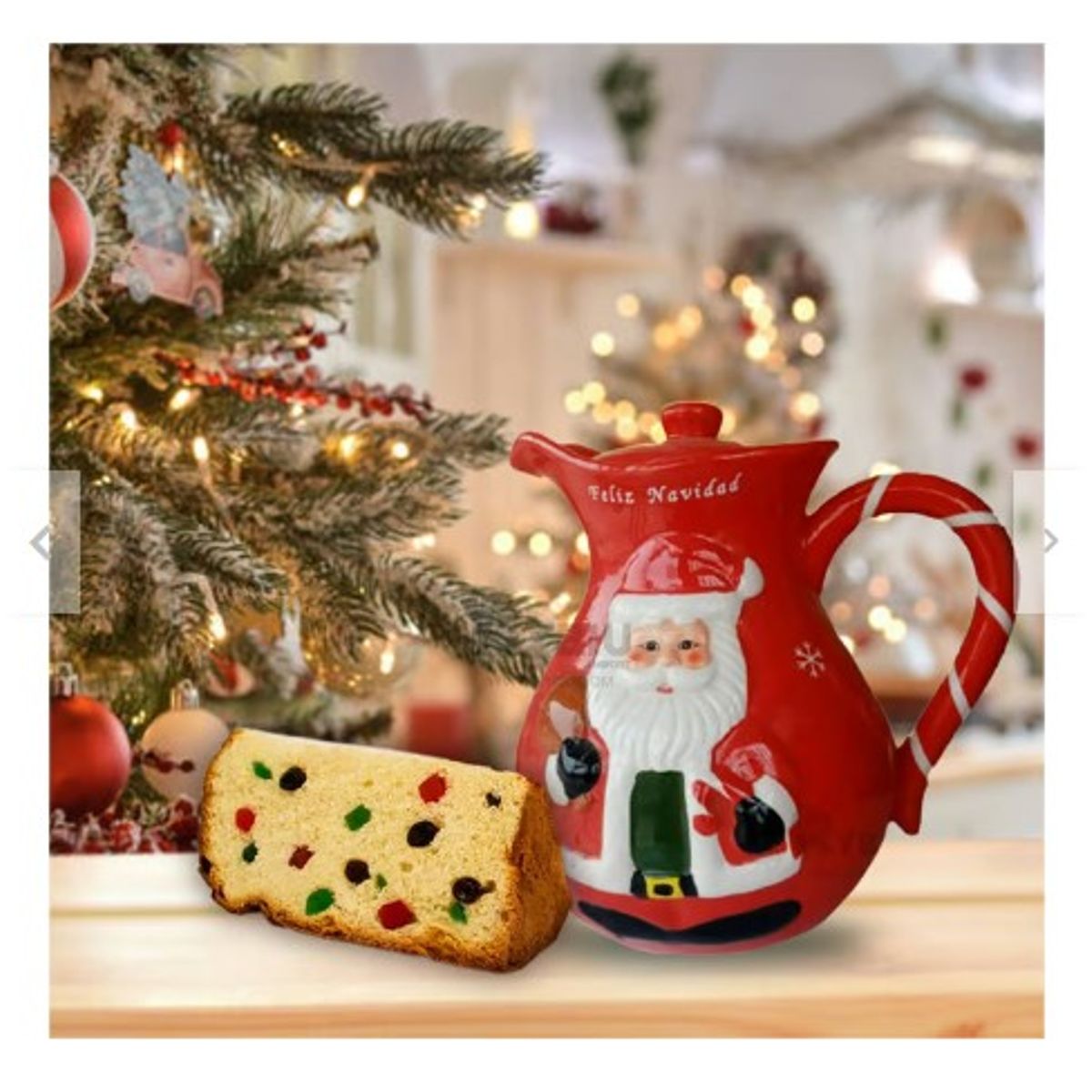 GENERICO - JARRA NAVIDEÑA GRANDE DE CALIDAD A1 ROJA