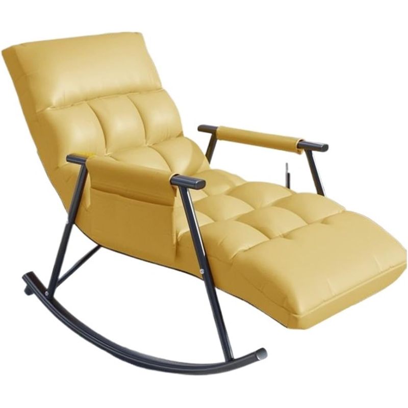 GENERICO - SILLA SILLÓN SOFÁ MECEDORA GAMA ALTA RECLINABLE TERRAZA CAMELL