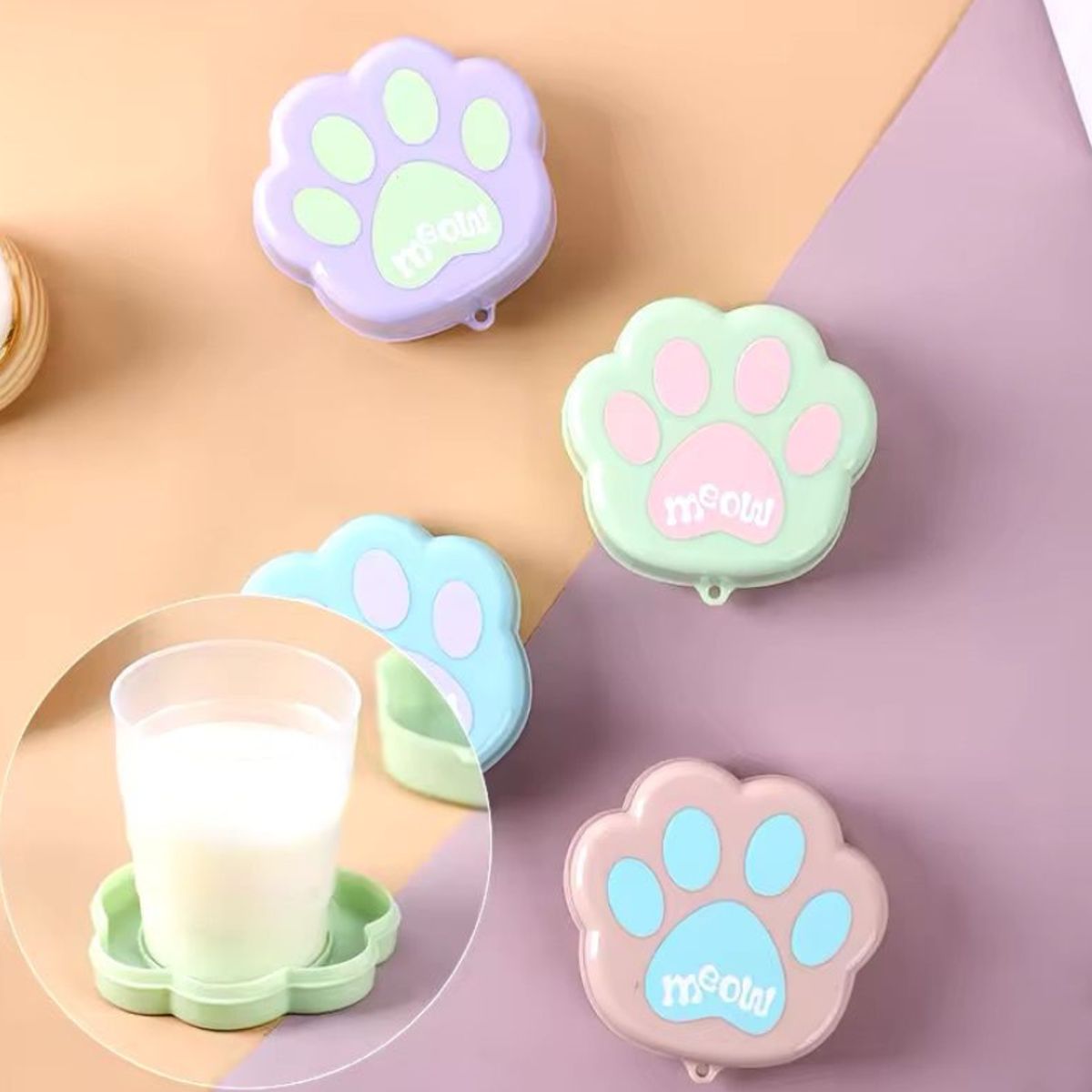 GENERICO - SET DE VASOS PLEGABLES KAWAII