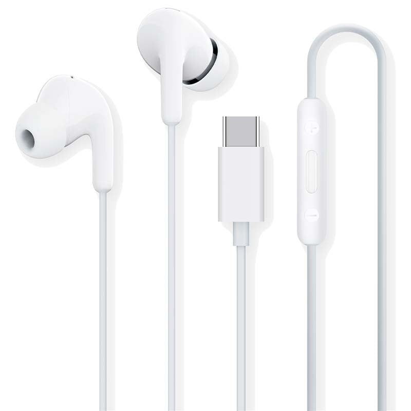 Audifonos Xiaomi Type-C Blanco Auriculares In-ear tipo C XIAOMI