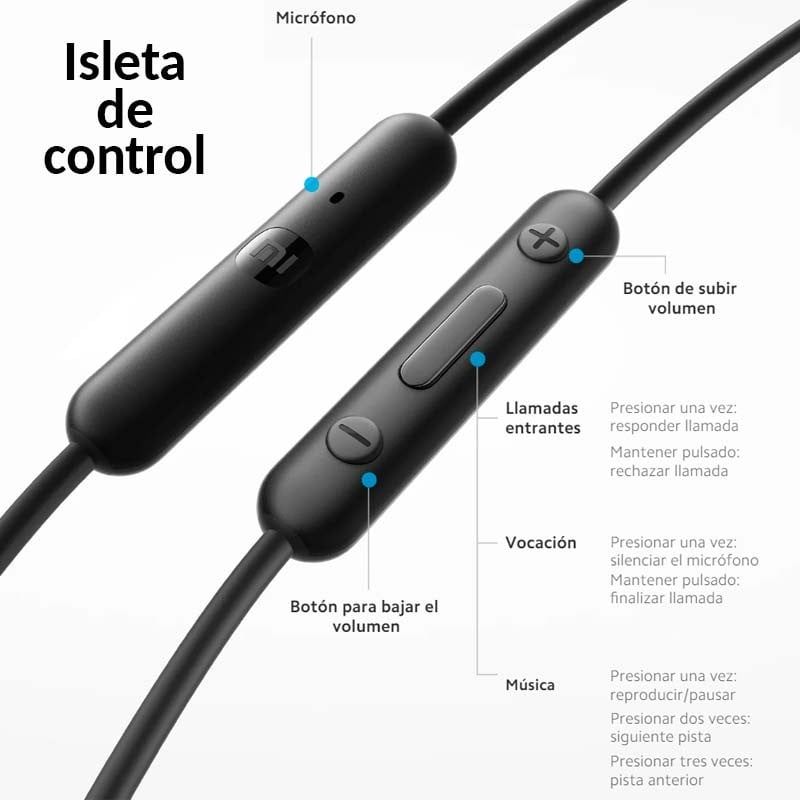 Audifonos Xiaomi Type-C NEGRO Auriculares In-ear tipo C XIAOMI