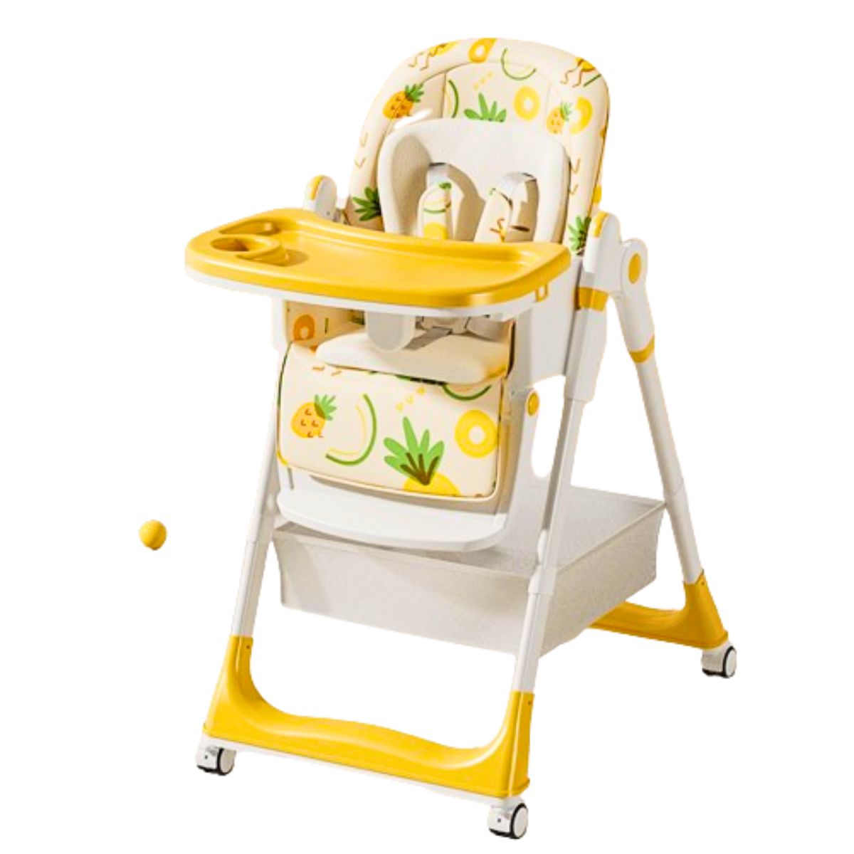 GENERICO - Silla de comer multialtura hasta 50 kilos amarillo