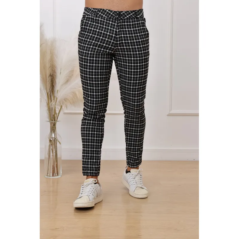 GENERICO - Pantalon Heds Gales cuadrado - Negro