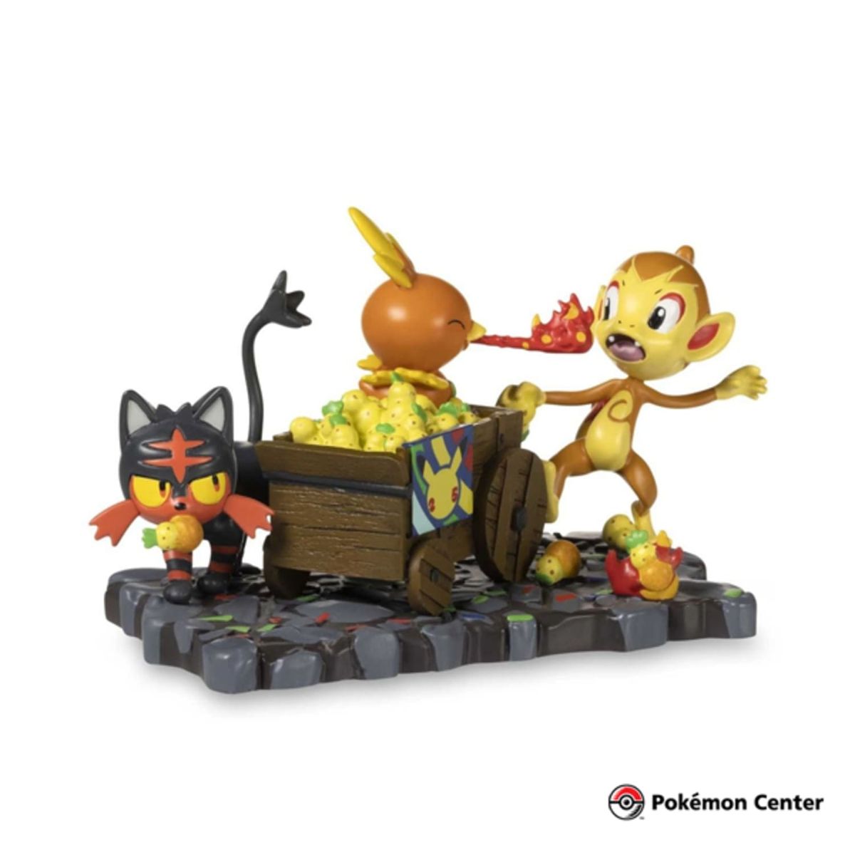 POKEMON - Pokemon Center Desfile Torchic Chimchar Litten