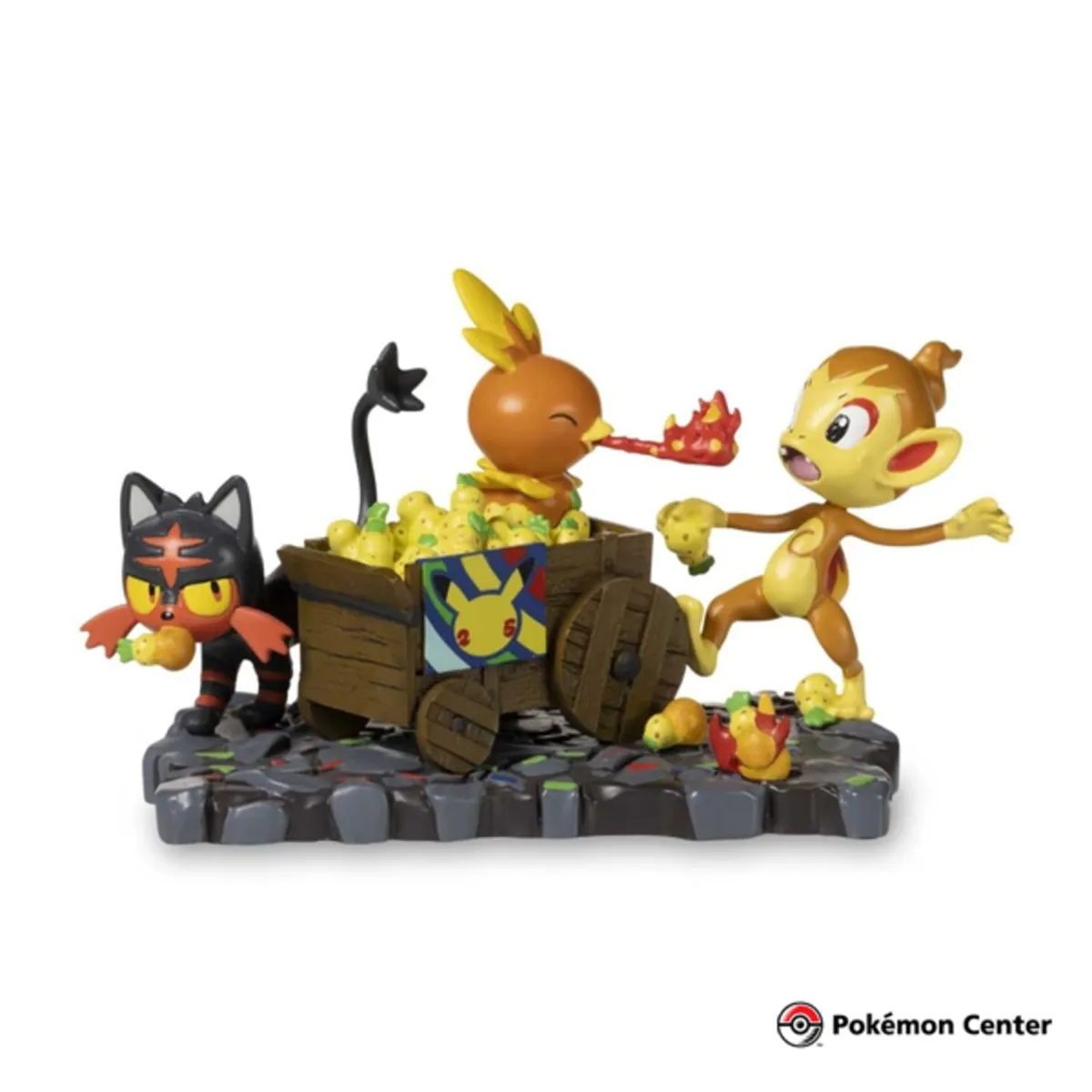 POKEMON - Pokemon Center Desfile Torchic Chimchar Litten