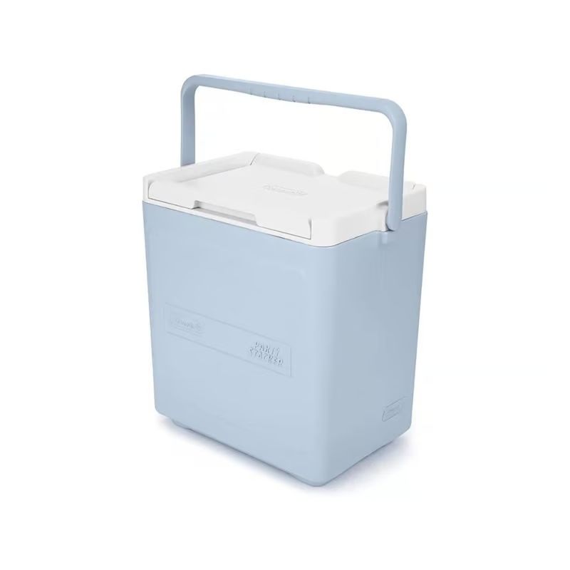 COLEMAN - Cooler Coleman Chiller Party Stacker Celeste Fog de 20 latas