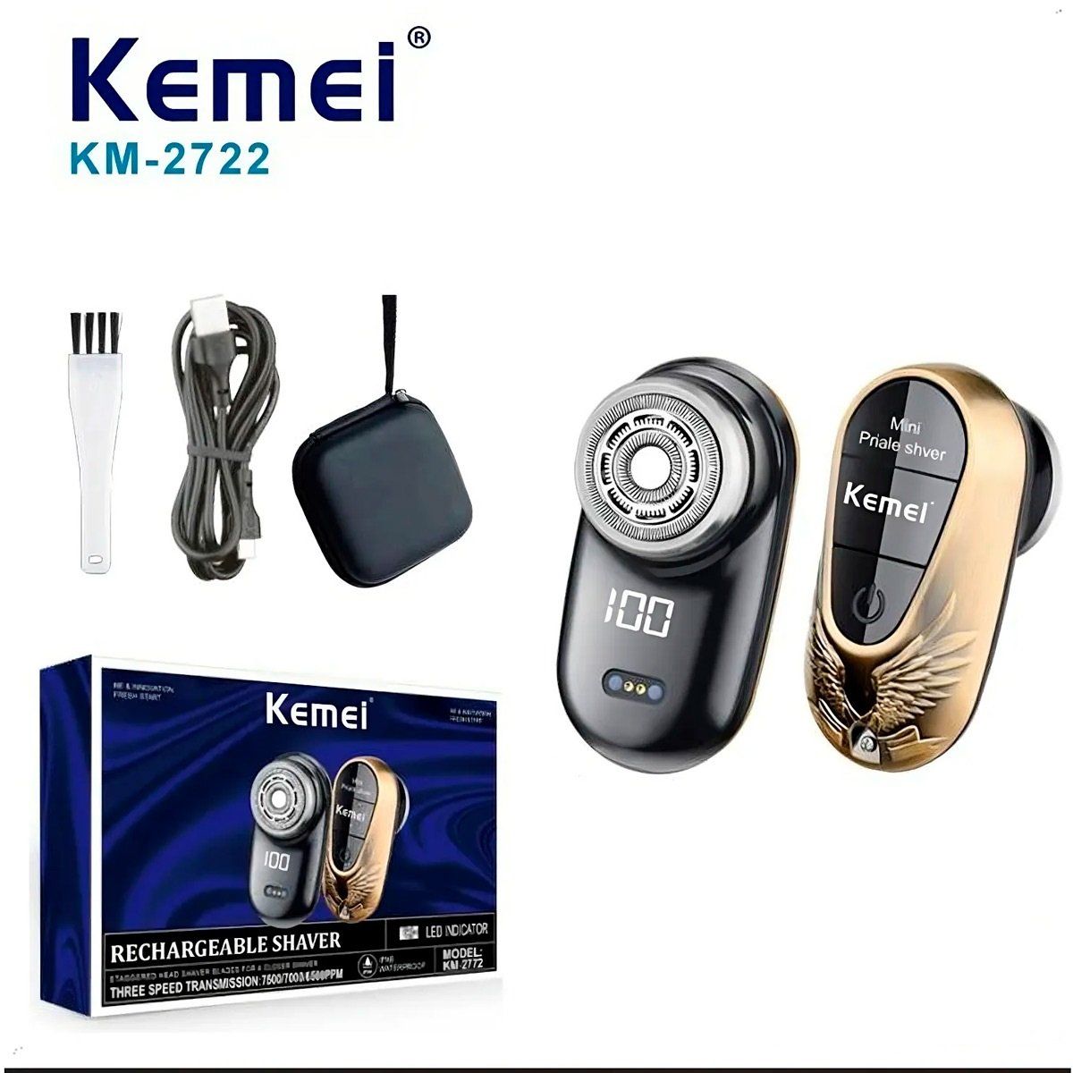 KEMEI - Mini Afeitadora Kemei Km-2722 Recargable Shaver