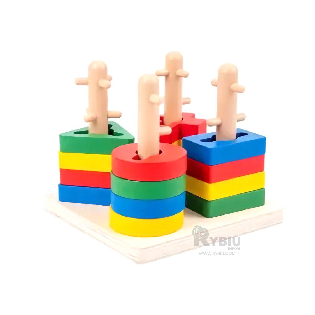 GENERICO - Juego Adaptable en Madera Y+Regalo Ligas para Peinar