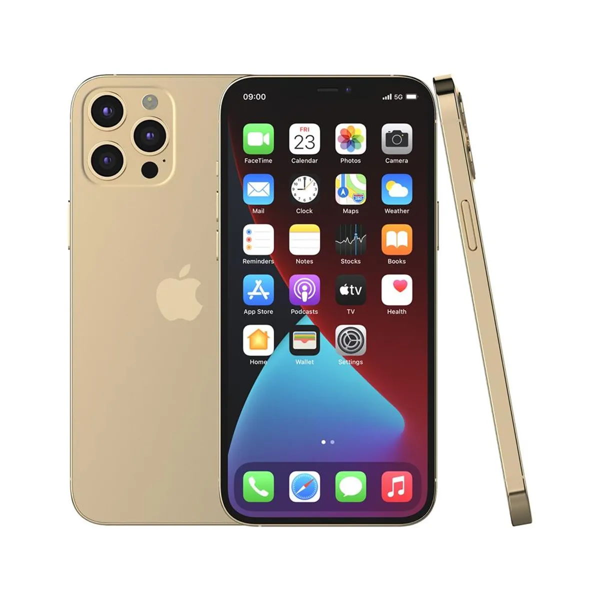 APPLE - iPhone 12 Pro, Batería 100%, Dorado, 128GB , Entrega Inmediata, Reacondicionado