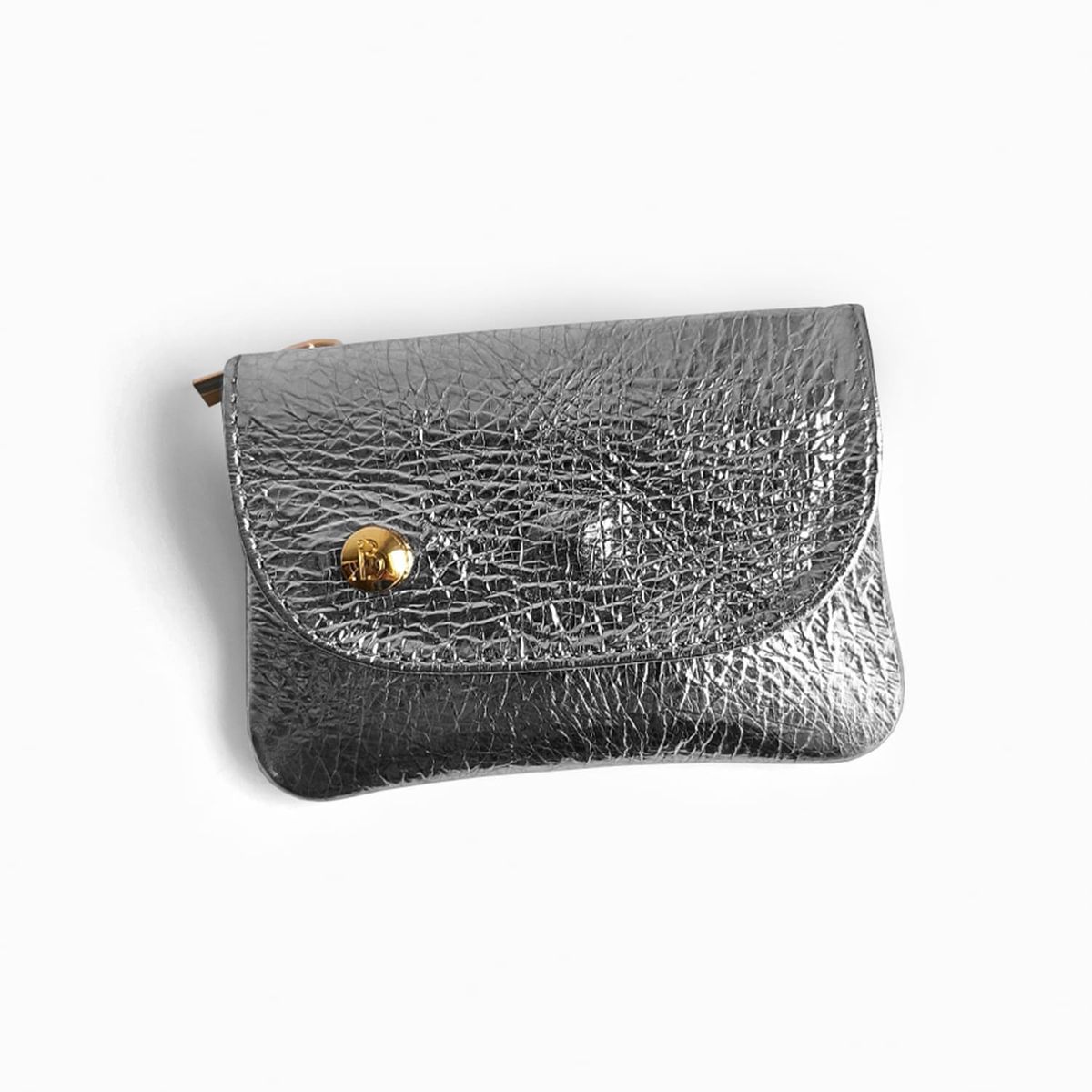 IRISABA - MONEDERO DE CUERO IRISABA PARA MUJER SERENA PLATEADO