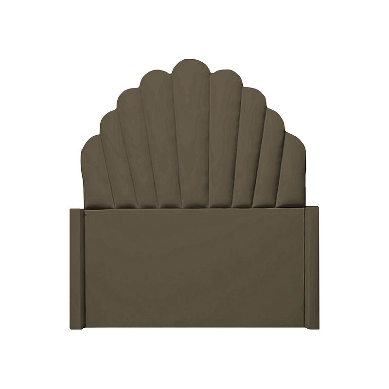 BARAKA HOME - Cabecera Emperatriz Abanico 1.5 Plz - Beige Oscuro