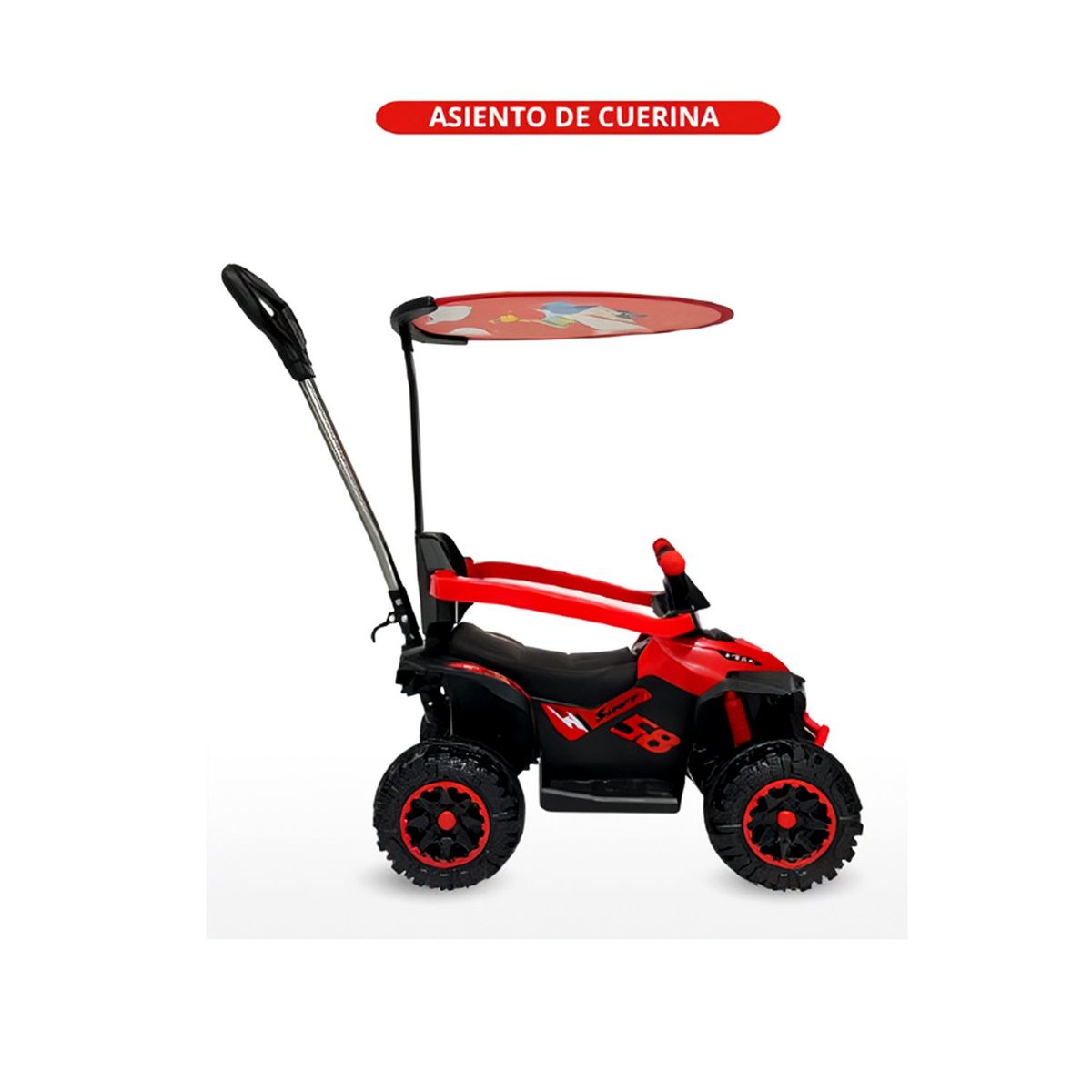 STOKKER BABY - Correpasillo Guiador Terra con Bluetooth Rojo