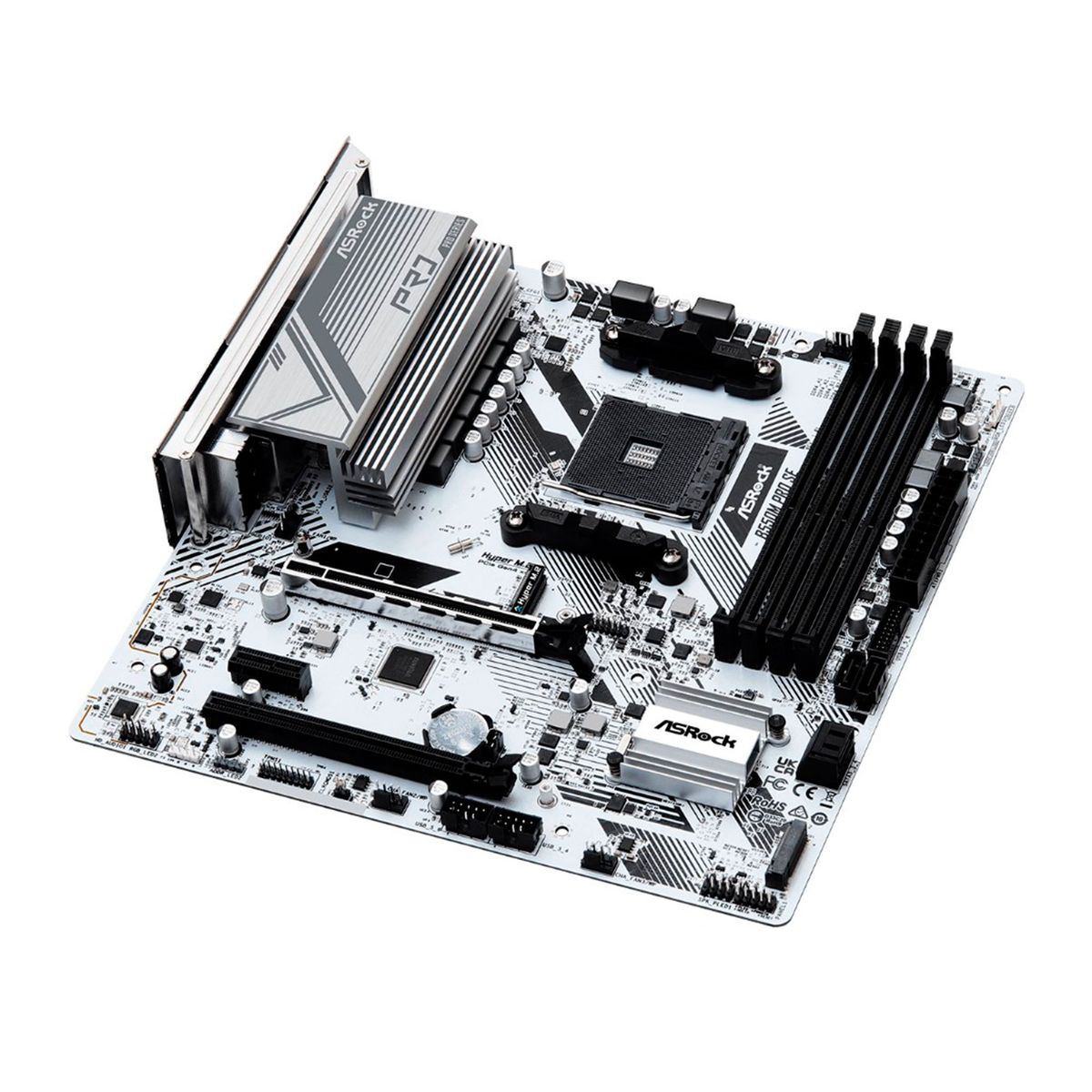 ASROCK - PLACA BASE ASROCK B550M PRO SE AM4 MATX BLANCO PN MBARB550MPROSE