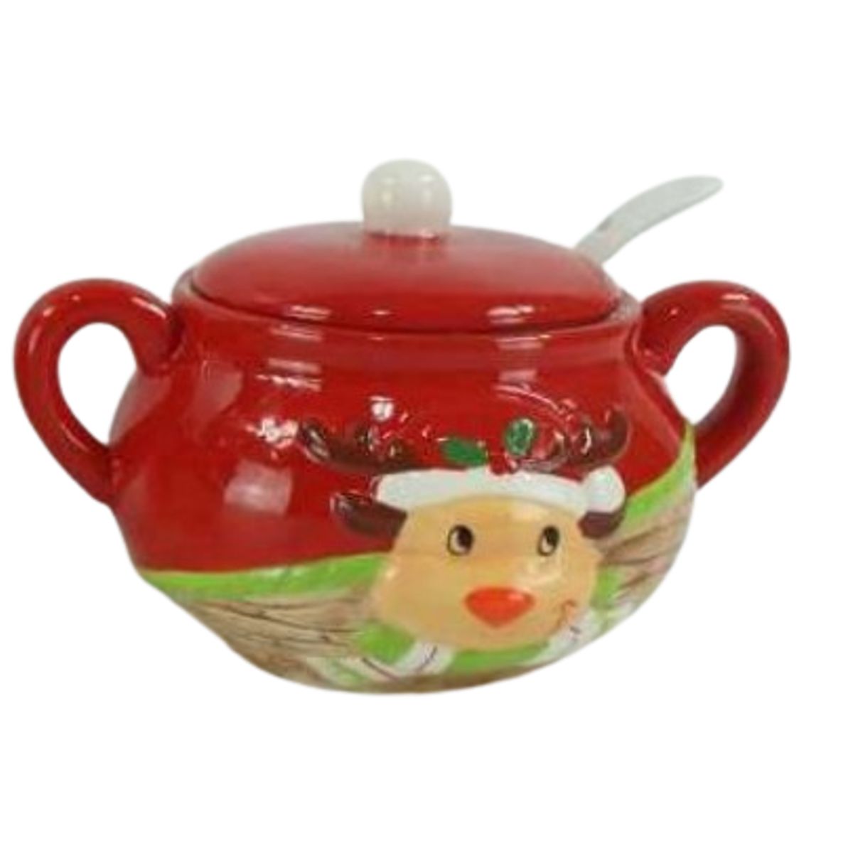 GENERICO - Azucarera con cuchara Navideño de Reno