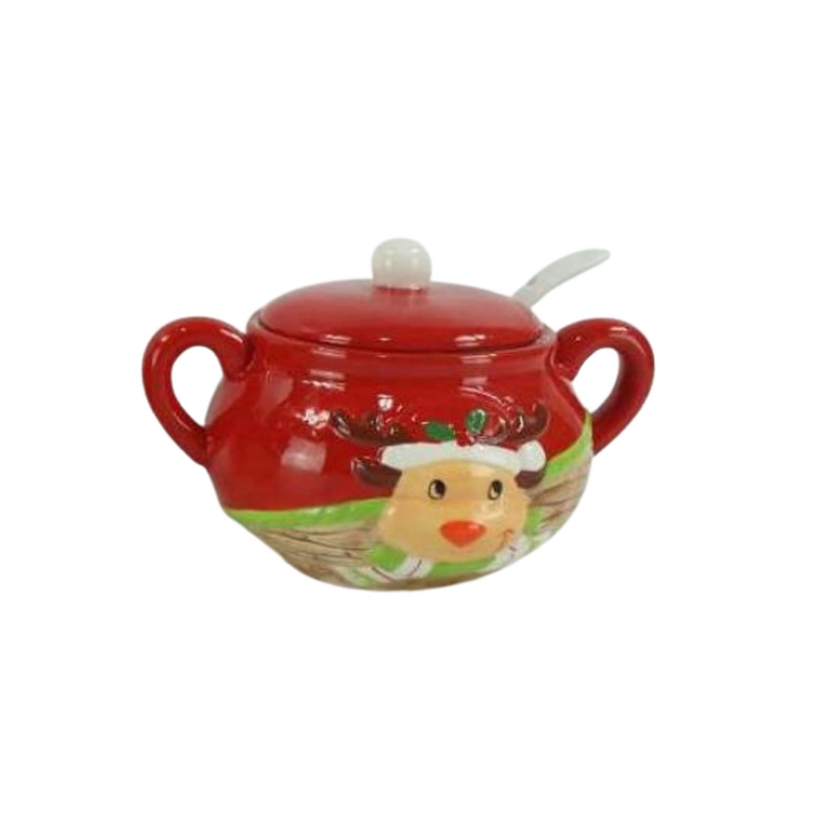 GENERICO - Azucarera con cuchara Navideño de Reno