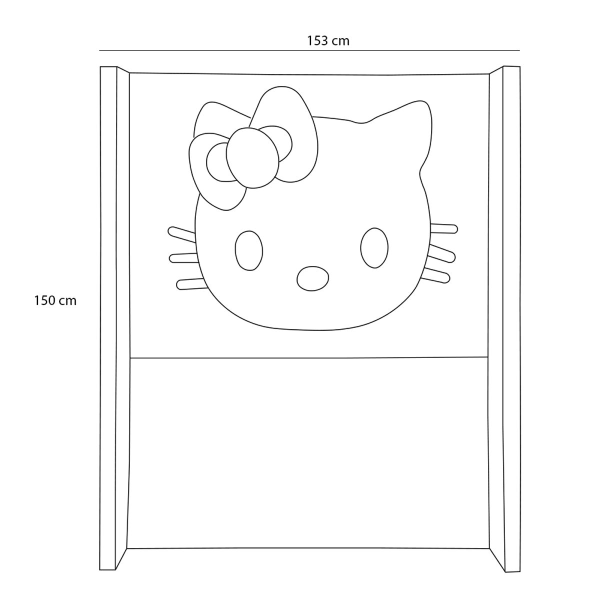 BARAKA HOME - Cabecera Emperatriz de Gato 2 Plz - Rosado