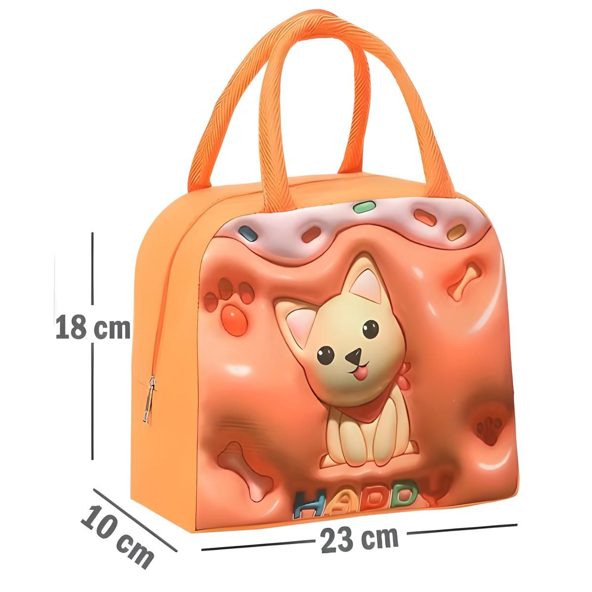 GENERICO - LONCHERA TÉRMICA BOLSO KAWAII FIAMBRERA  NIÑOS 3D