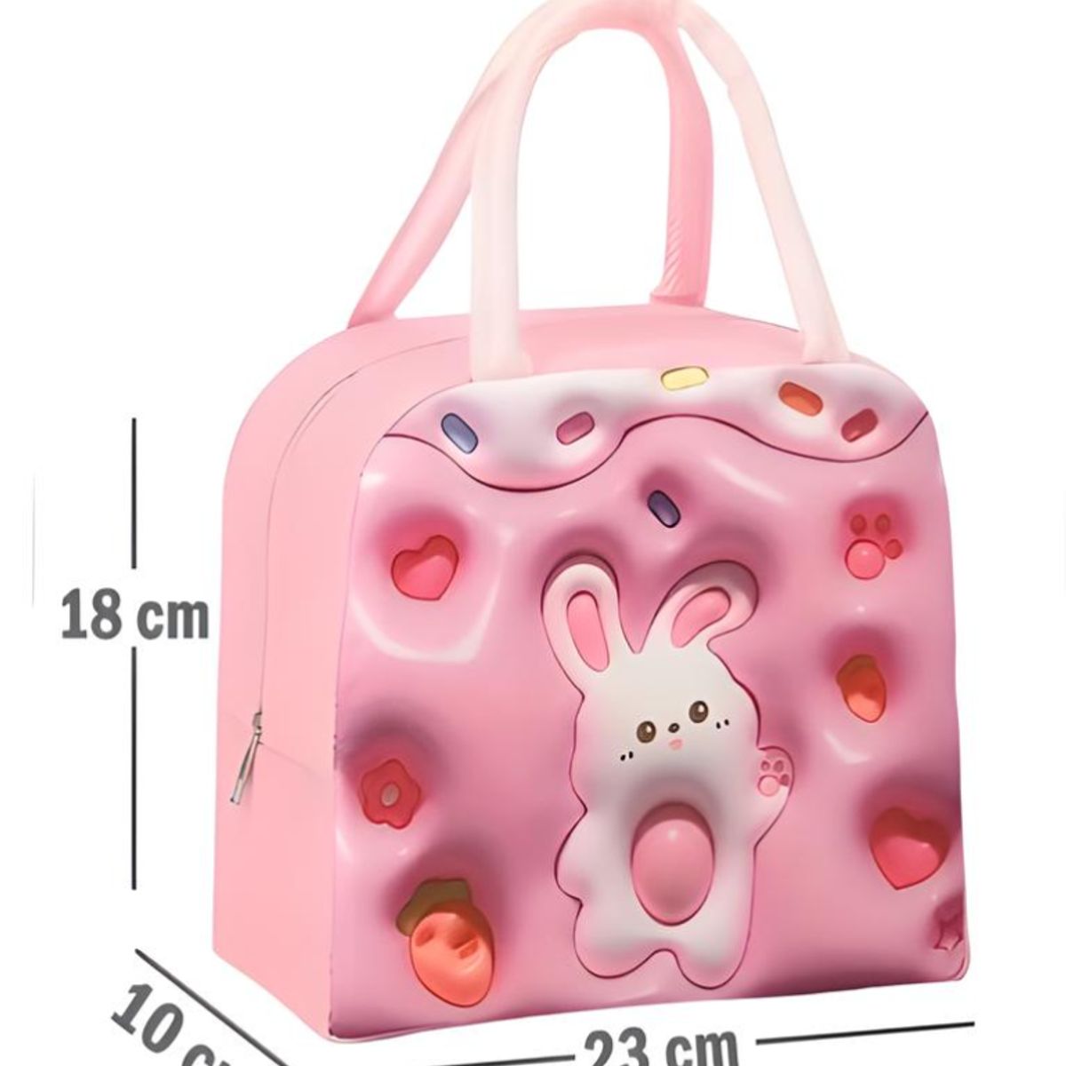 GENERICO - LONCHERA TÉRMICA BOLSO KAWAII FIAMBRERA  NIÑOS 3D