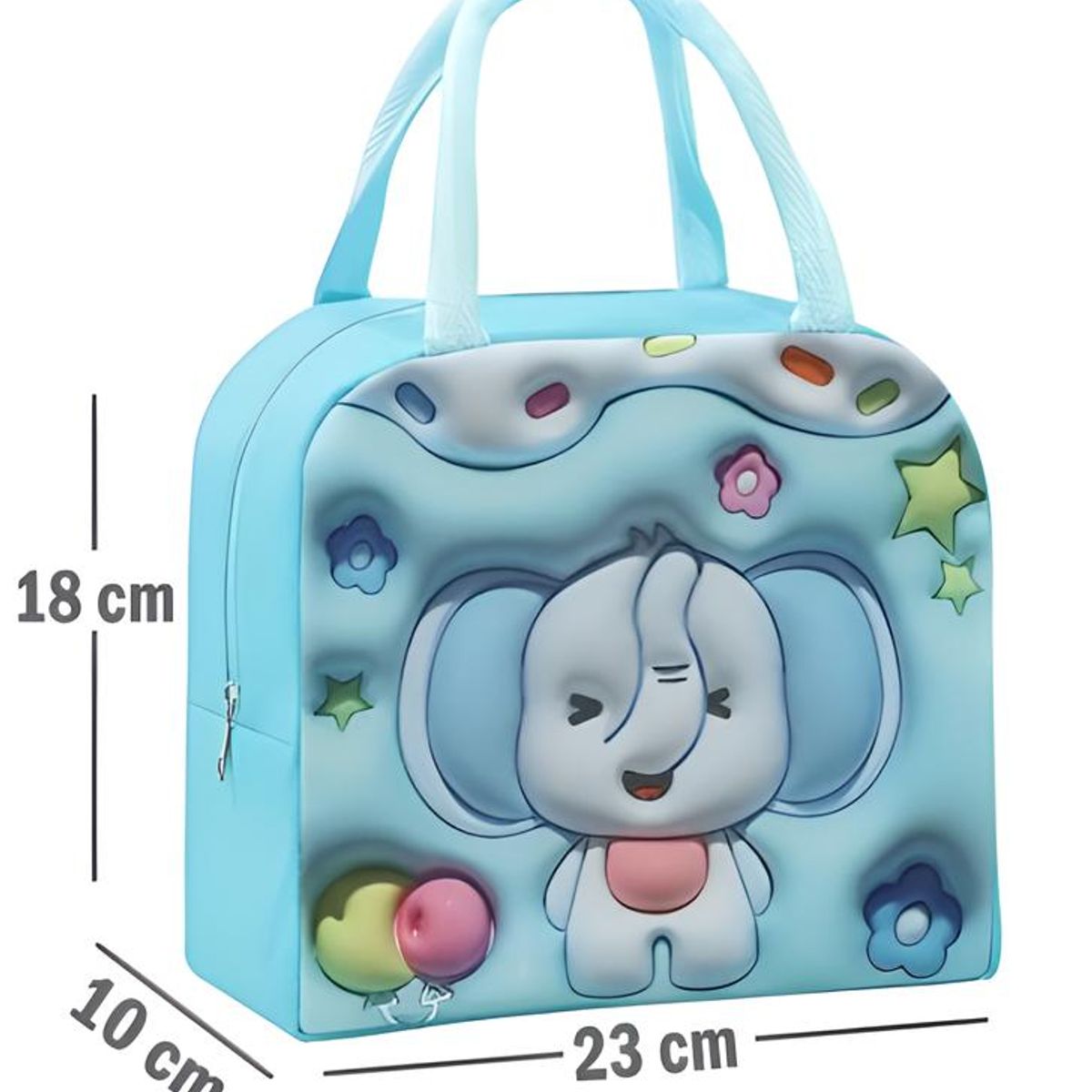 GENERICO - LONCHERA TÉRMICA BOLSO KAWAII FIAMBRERA  NIÑOS 3D