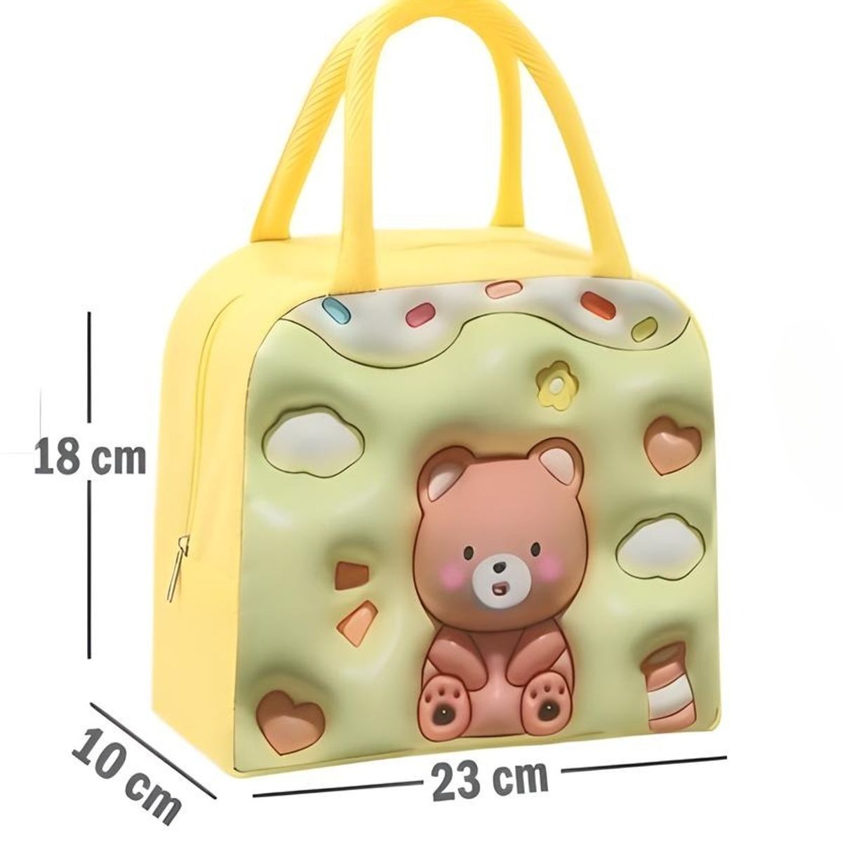 GENERICO - LONCHERA TÉRMICA BOLSO KAWAII FIAMBRERA  NIÑOS 3D