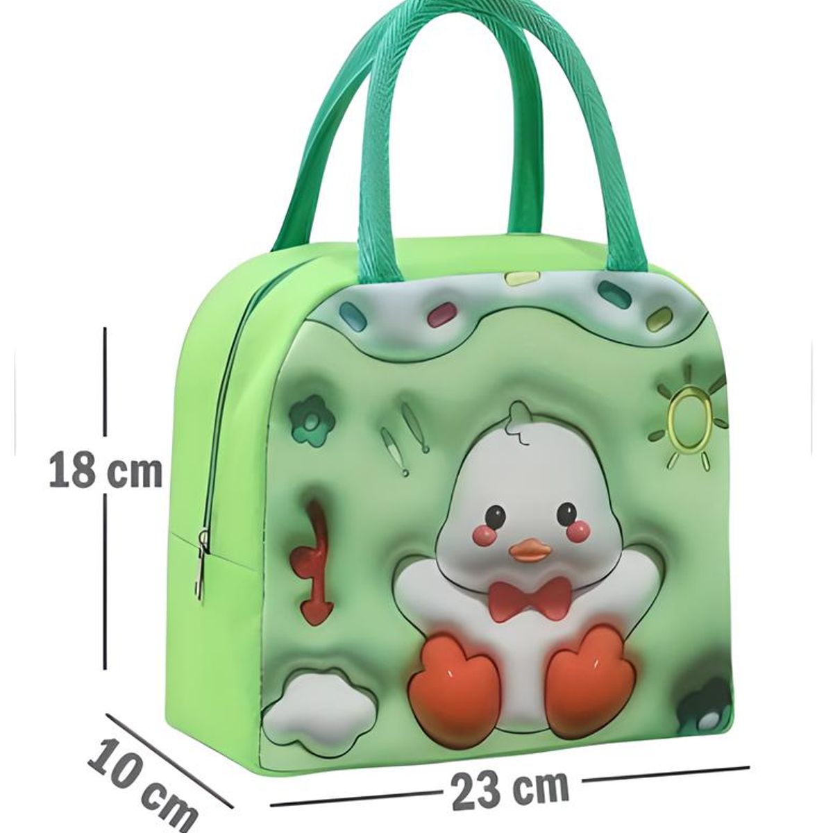 GENERICO - LONCHERA TÉRMICA BOLSO KAWAII FIAMBRERA  NIÑOS 3D