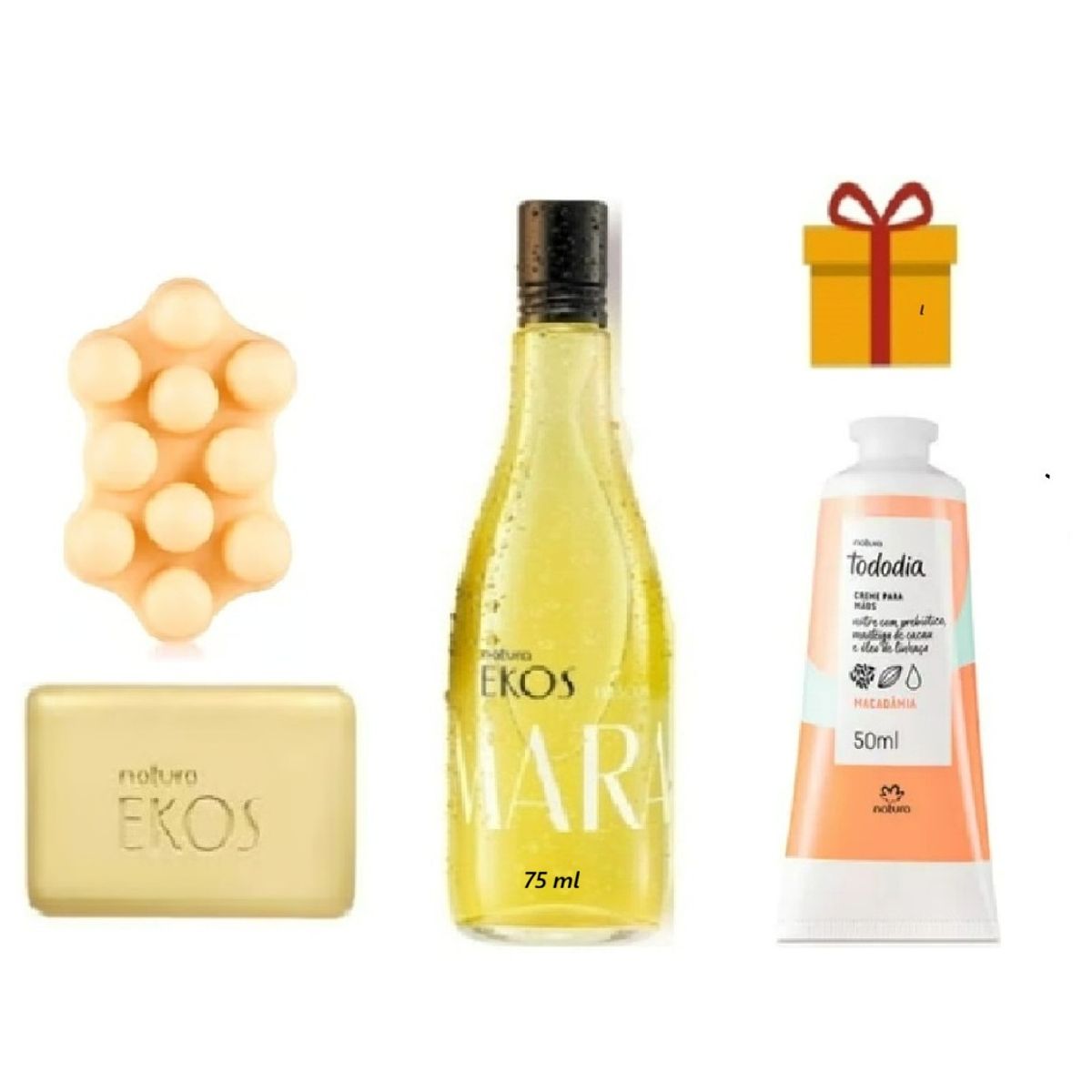 NATURA - Frescor maracuya 75ml + jabon masajeador y cremoso + 2 gift