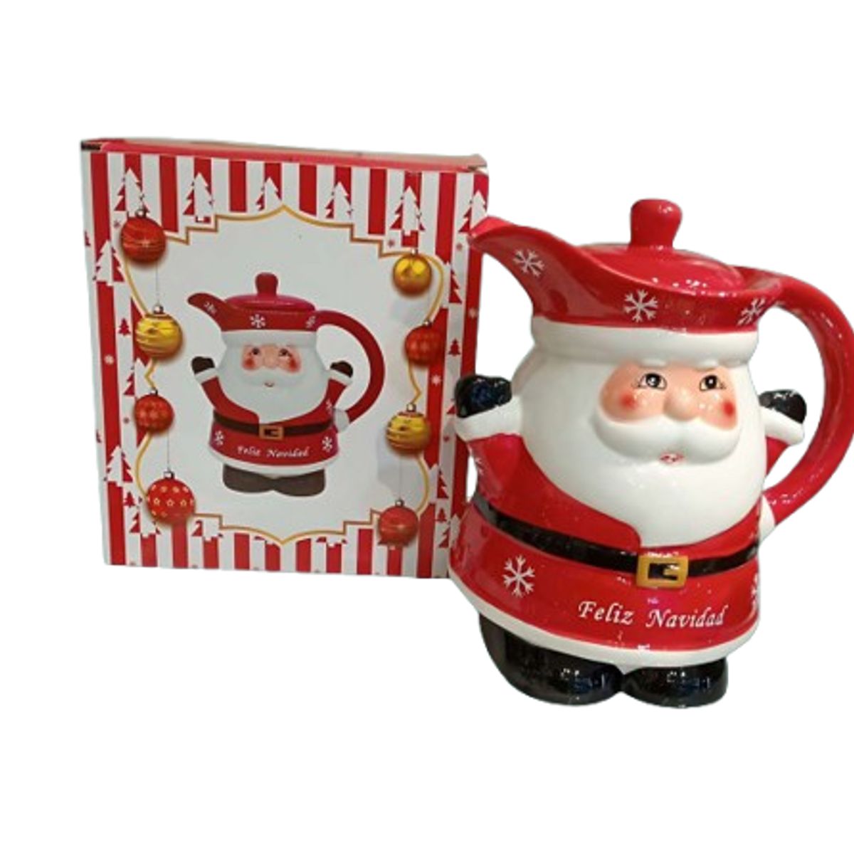 GENERICO - Jarra Navideña de Papa Noel 3LT