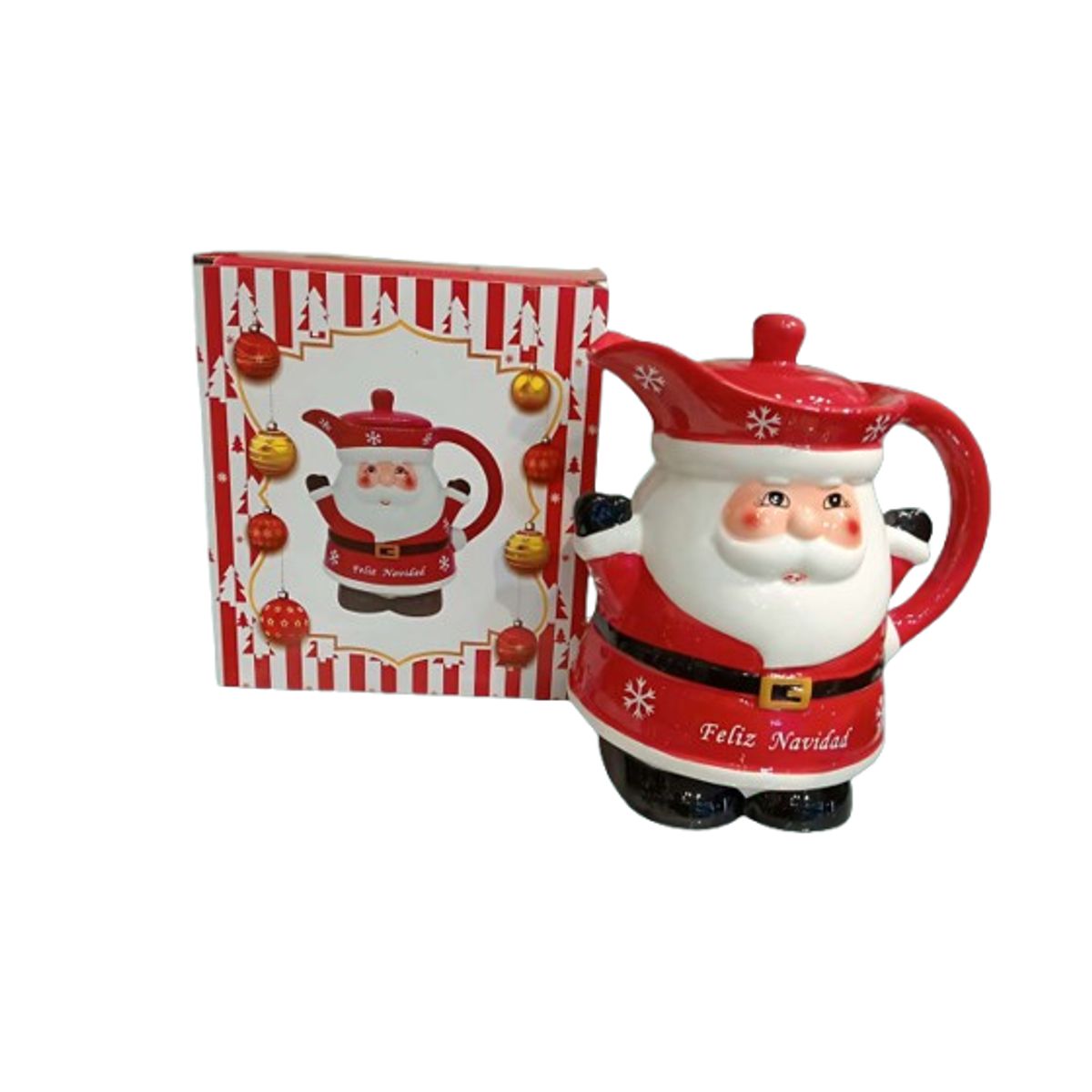 GENERICO - Jarra Navideña de Papa Noel 3LT