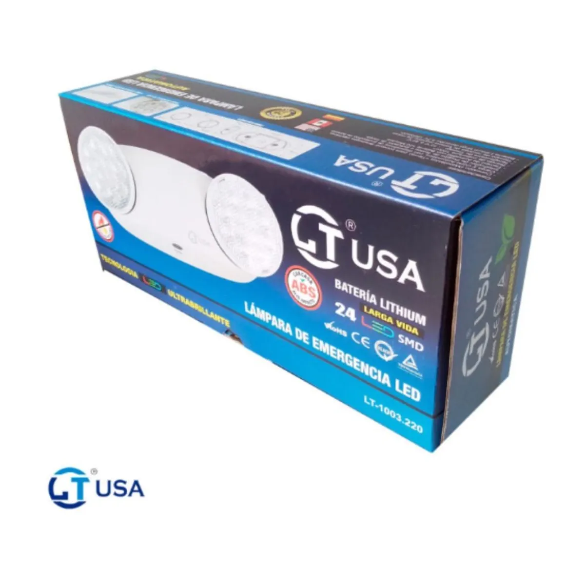 GENERICO - Lámpara de Emergencia LED Mantis LT-1003220