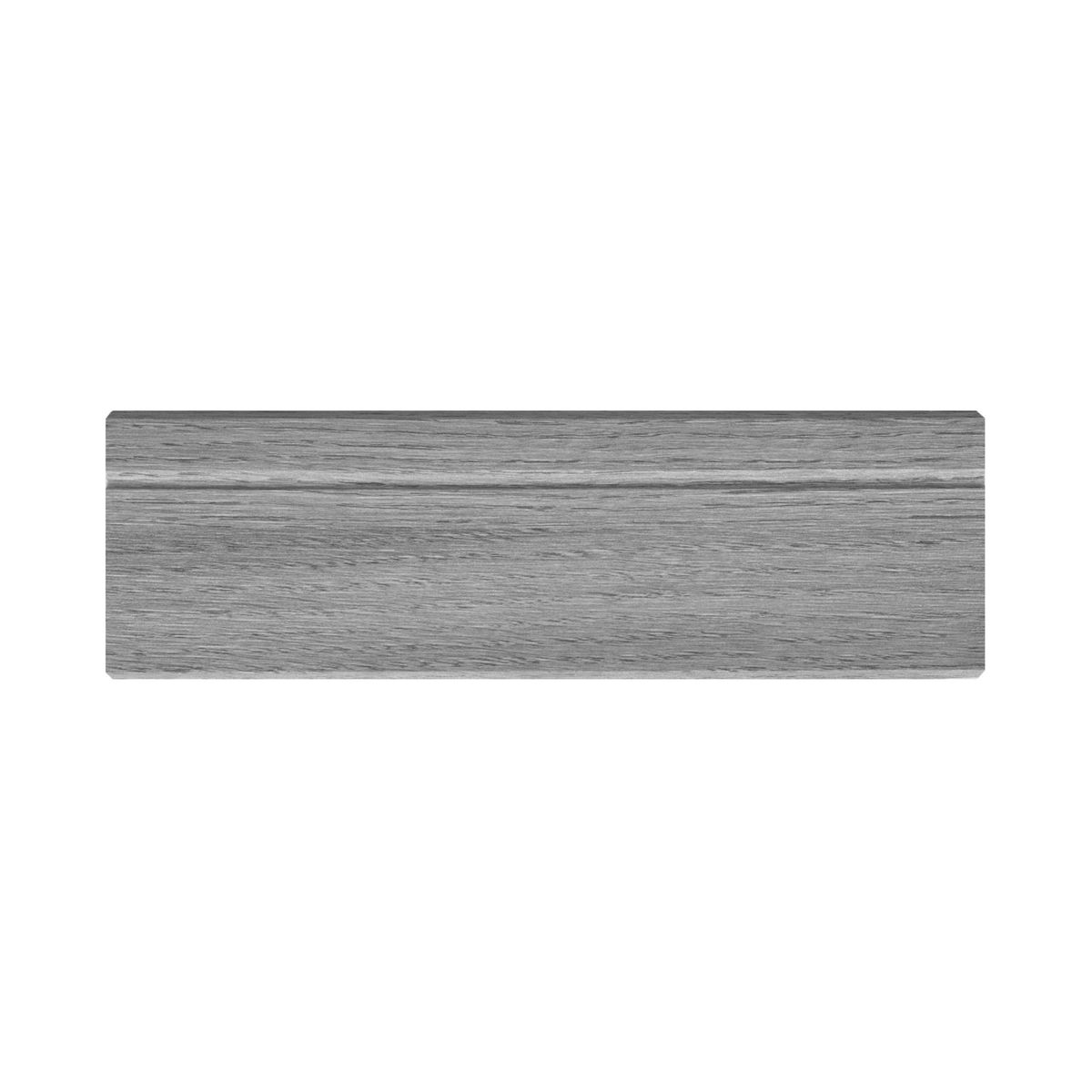 DECOKASA - Zócalo de MDF 244 x 78 x 12 mm - GRIS