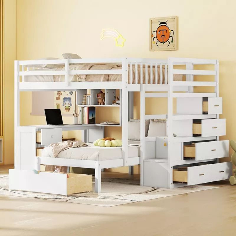 MOBILIARI - Camarote Mobiliari Daryna 1.5 Plazas - Blanco