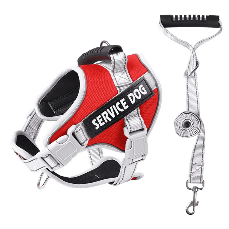 GENERICO - ARNÉS ROJO TALLA M REFLECTANTE PARA PERROS CON ASA