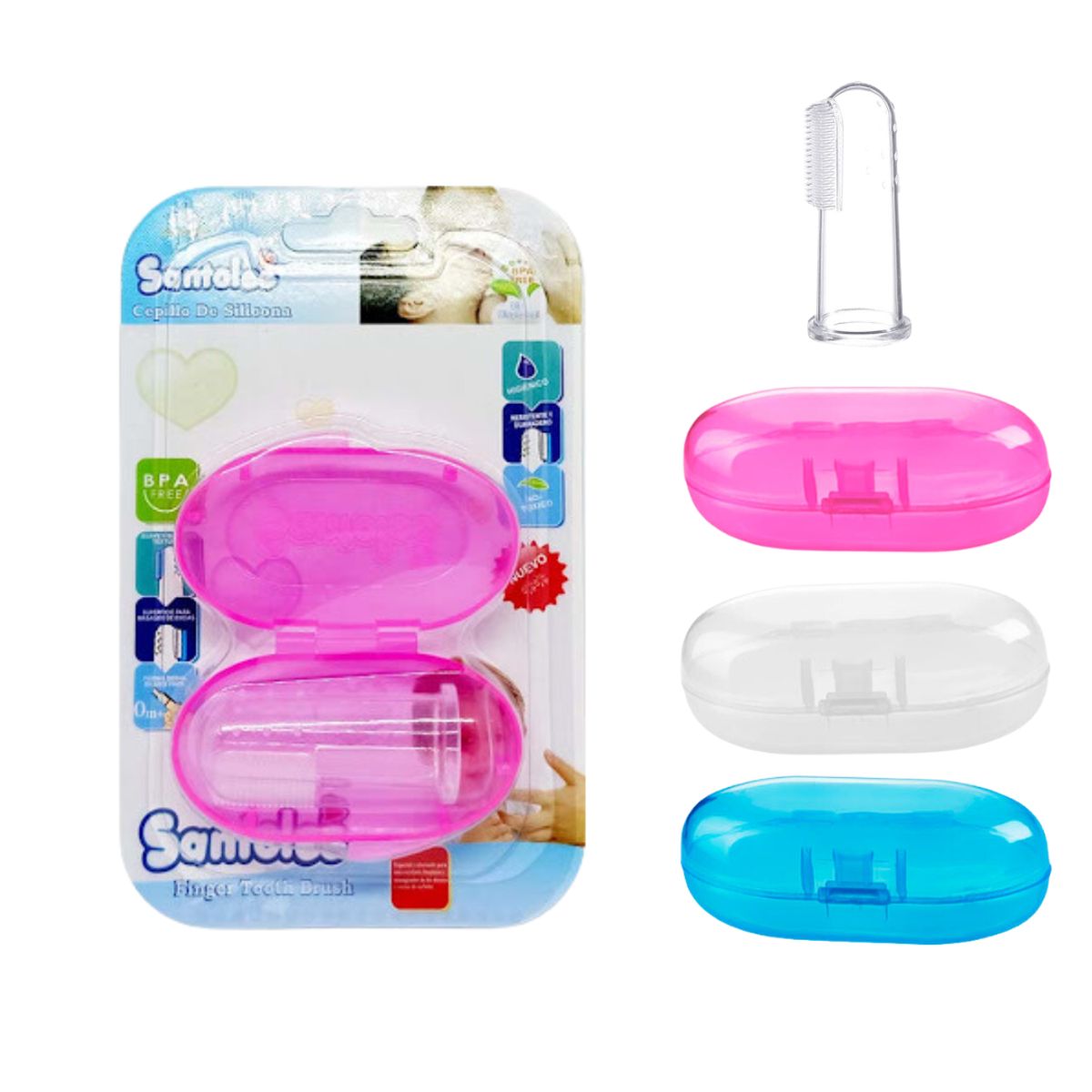 GENERICO - Cepillo Dedal Para Bebé Santolee