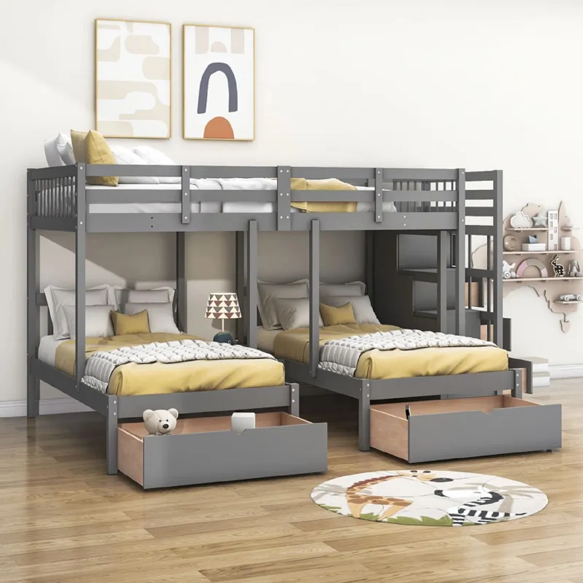 MOBILIARI - Camarote Mobiliari Iryna 1.5 Plazas - Gris