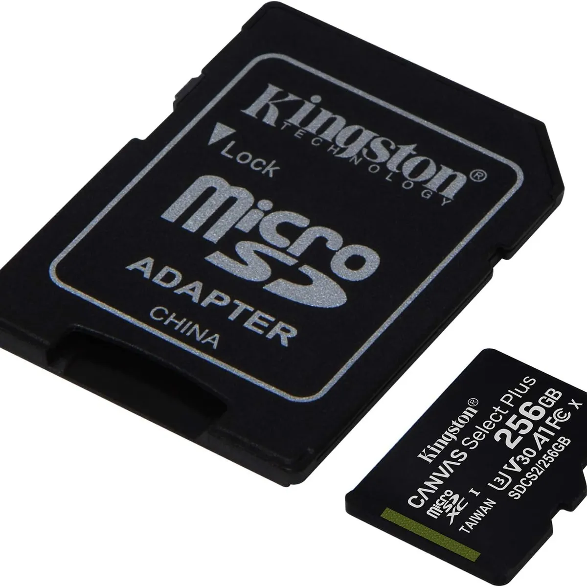 KINGSTON - MEMORIA MICRO SD KINSGTON DE 256GB 100MBs