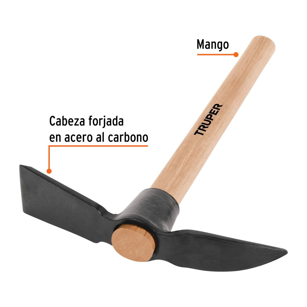 TRUPER - Pico Talacho 14" Con Mango De Madera Truper 10927
