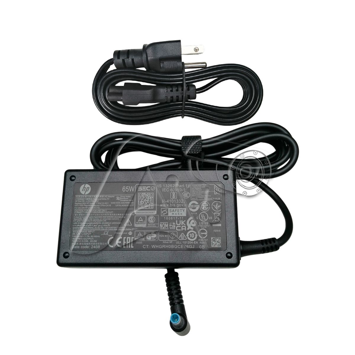 HP - Cargador Hp 19-5V - 3-33A  65w Punta Azul Original