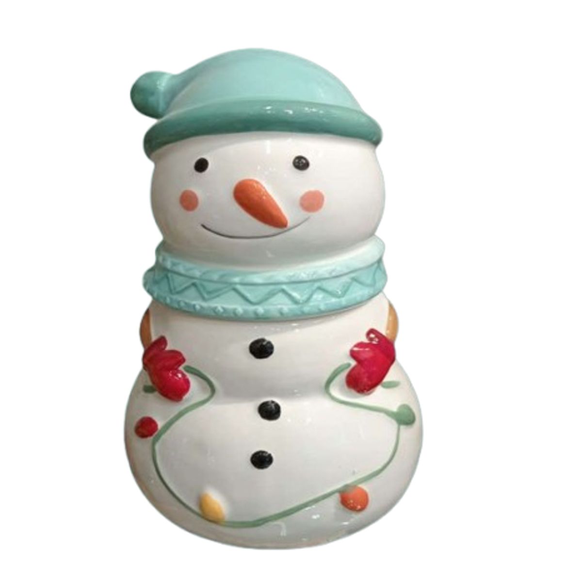 GENERICO - Bombonera Navideño de Muñeco de Nieve