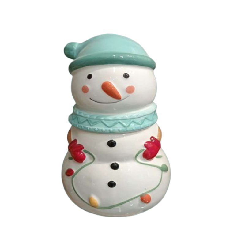 GENERICO - Bombonera Navideño de Muñeco de Nieve