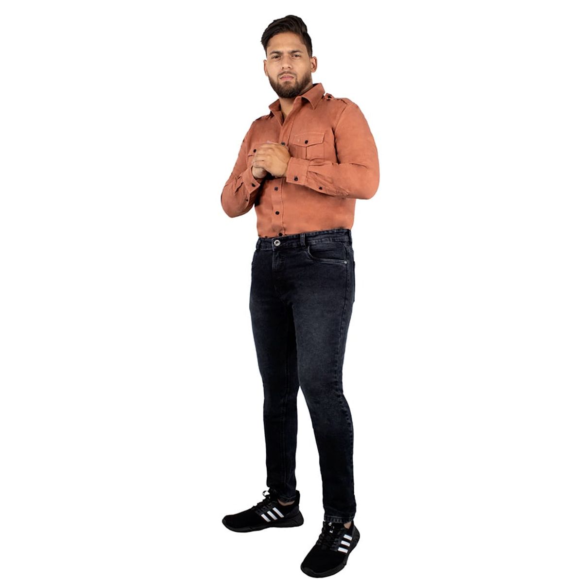 ZOHAR - JEAN PARA HOMBRE CLAUS - OLD BLACK