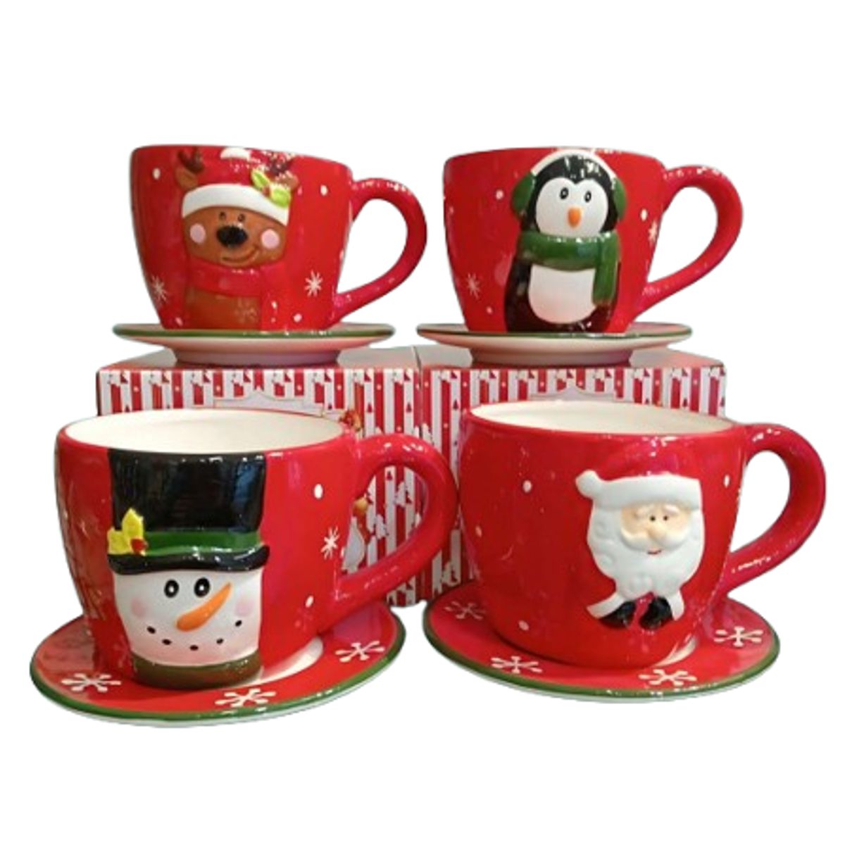 GENERICO - Taza Navideña con plato