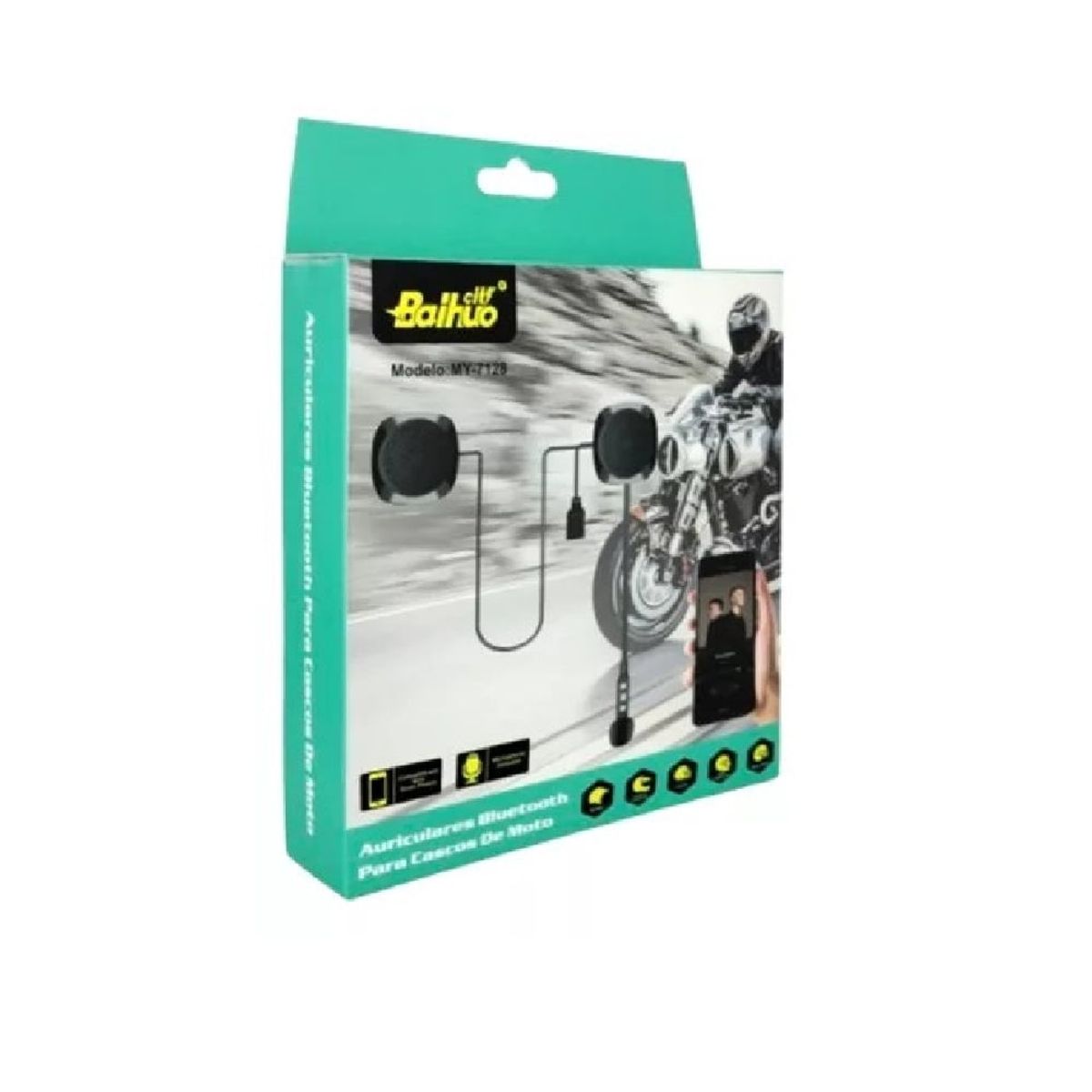 OTTOWARE - Auricular Inalámbrico Bluetooth para Motociclista