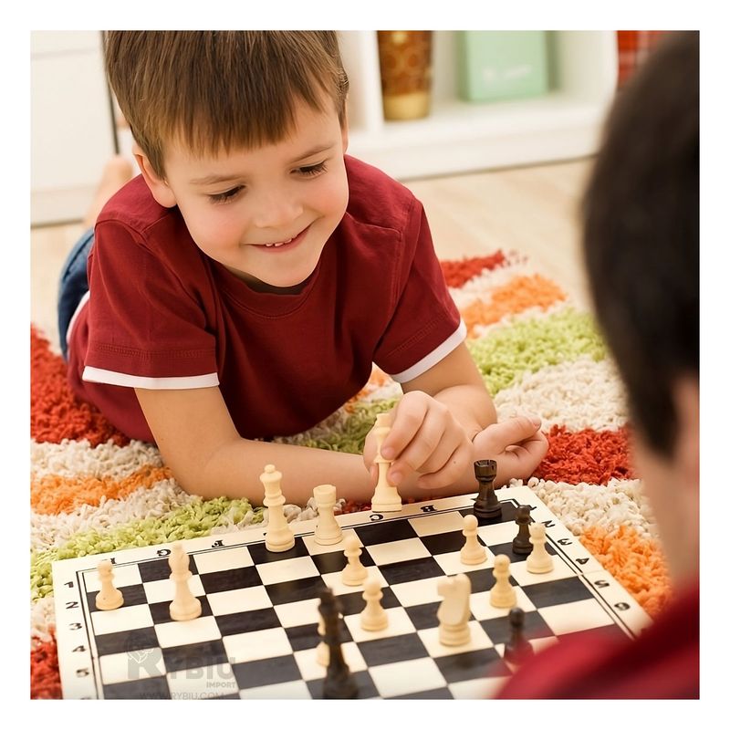 RYBIU IMPORT - Juego de Mesa de Multijuegos de 5 en 1 Y+Papel de Regalo