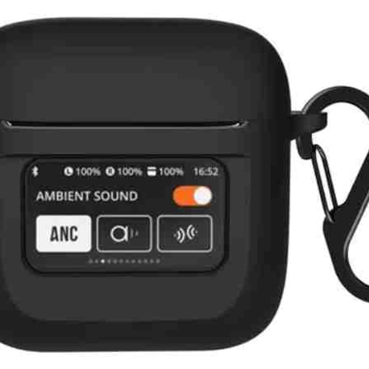 GENERICO - Funda case de silicona para audifonos JBL TOUR PRO 2 color negro