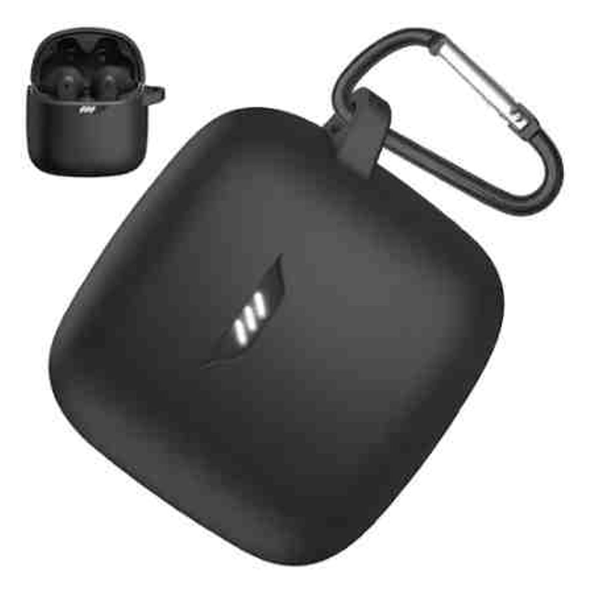 GENERICO - Funda case de silicona para audifonos JBL  TUNE FLEX color negro