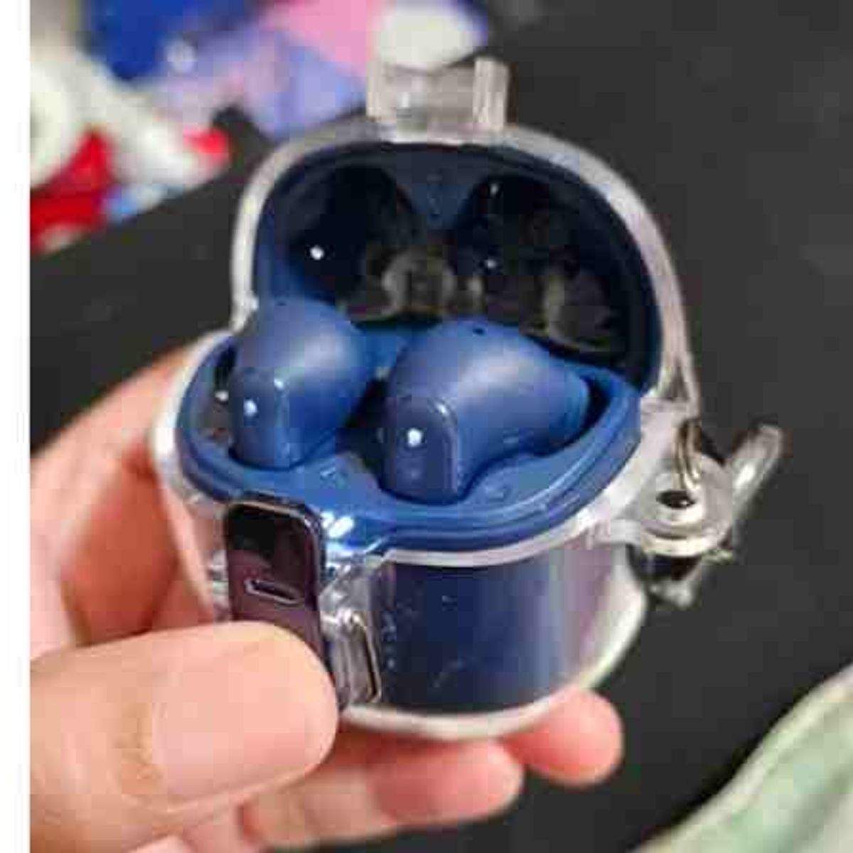 GENERICO - Funda case para audifonos JBL TUNE FLEX color transparente