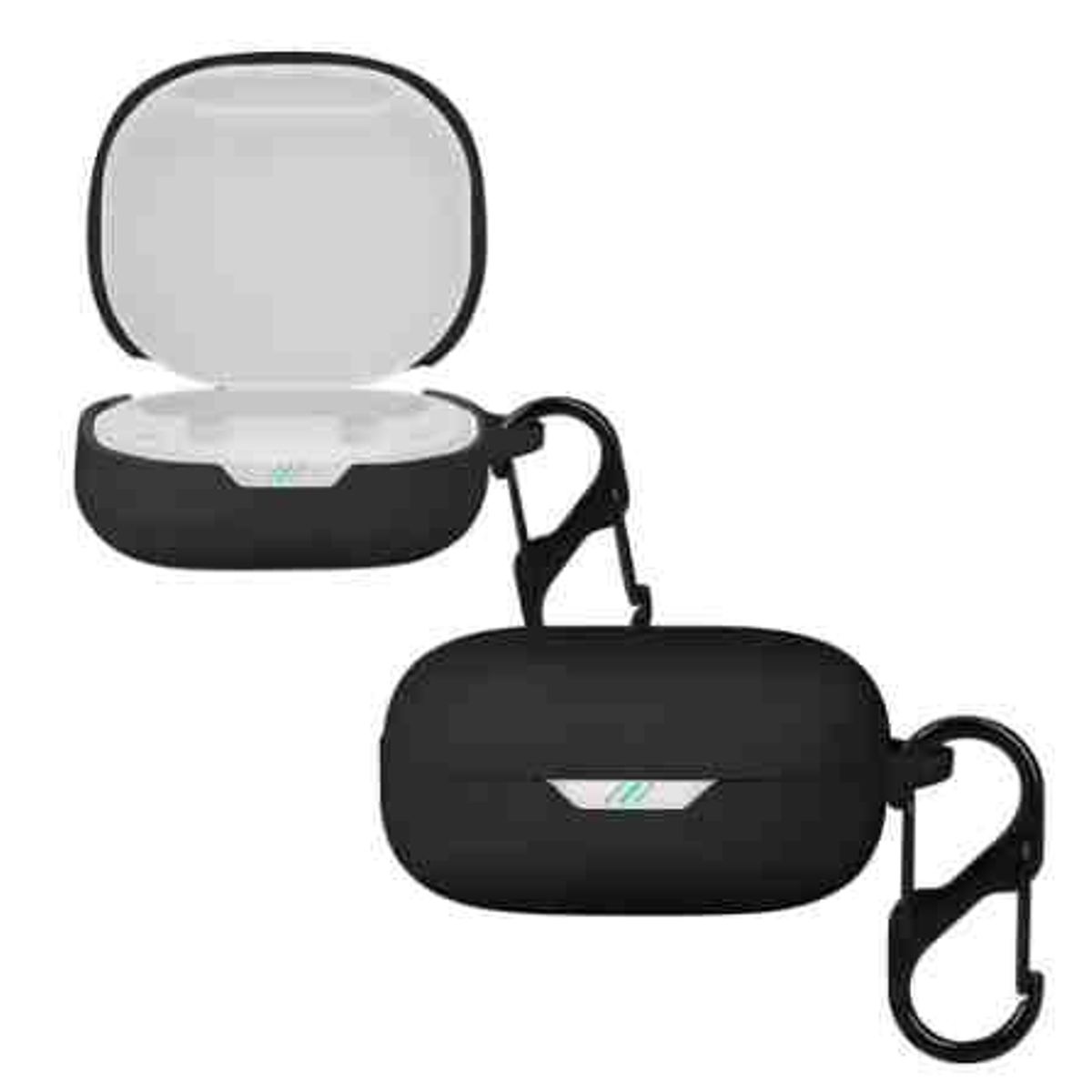 GENERICO - Funda case de silicona para audifonos JBL WAVE 300 color negro